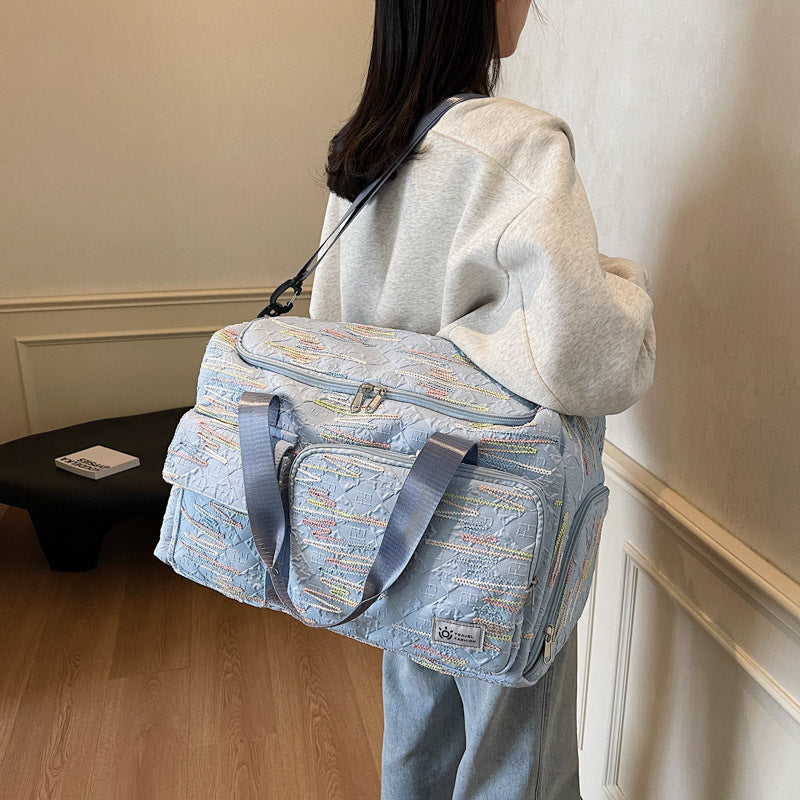 Embroidered Weekender Duffel LoungeYard — product view 4