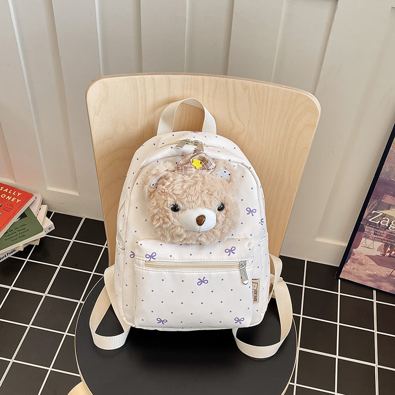 Cute Plush Top Handle Backpack — product view 1