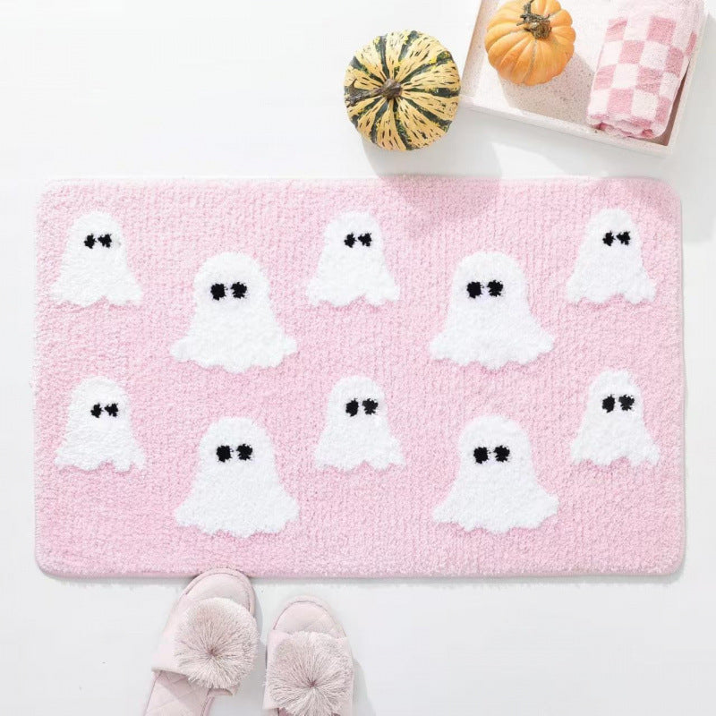 Playful Ghost-Themed Bath Mat — product view 1