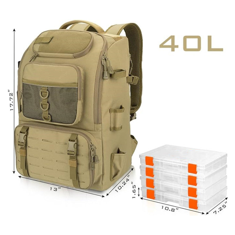 Fishing Gear Maintenance Backpack LoungeYard — product view 2