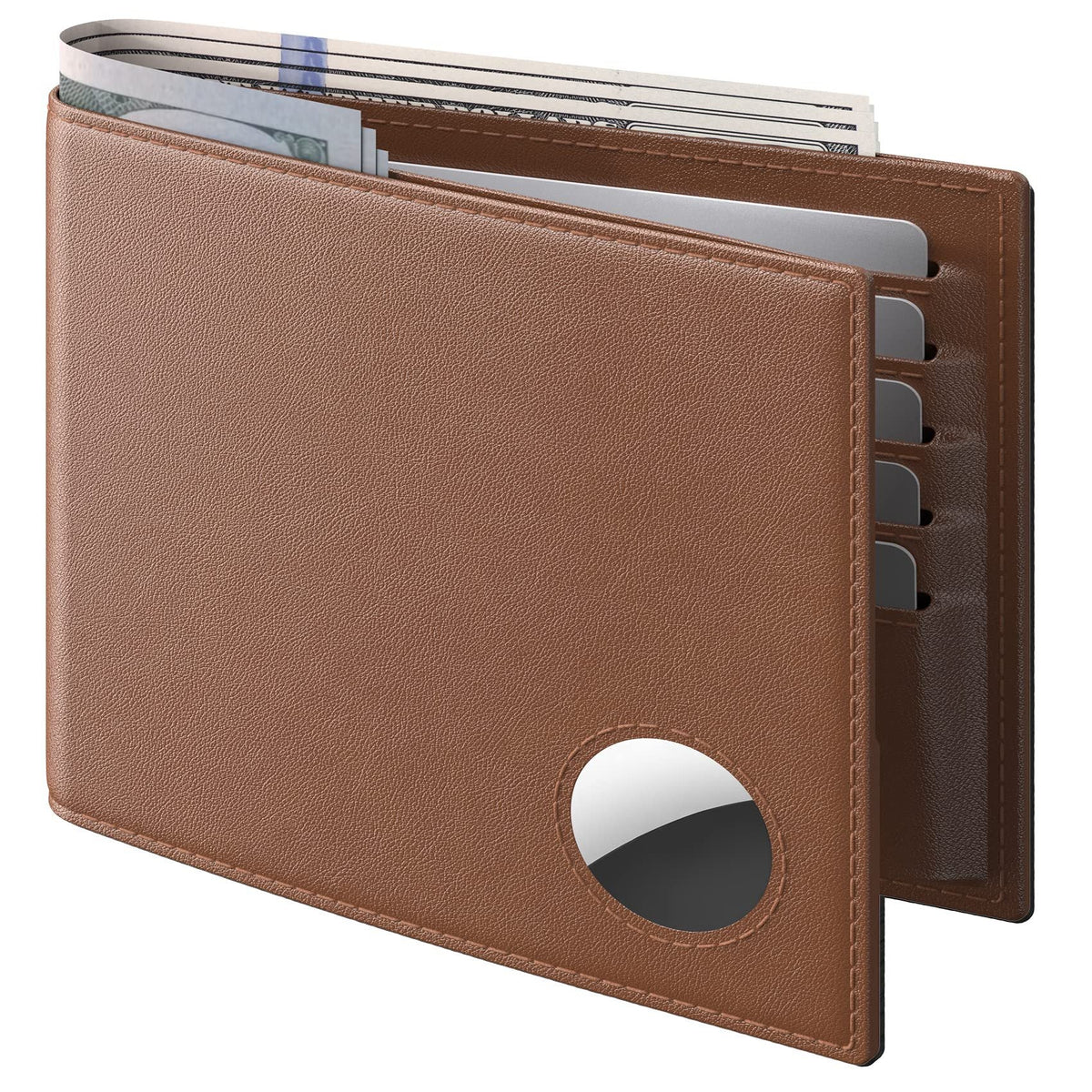 RFID Shielded Leather Wallet LoungeYard — product view 4