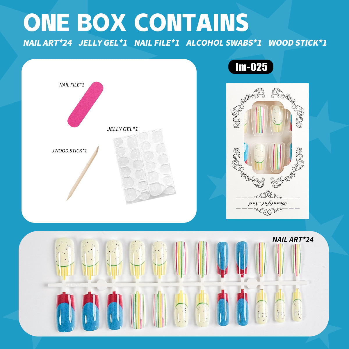 Colorful Nail Art Kit — product view 1