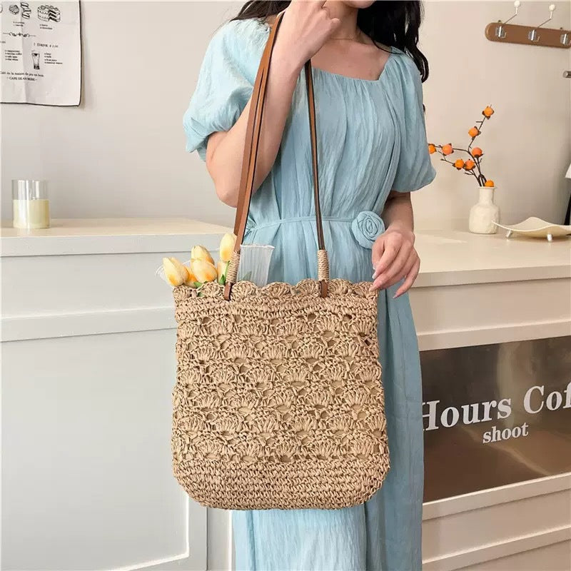 Large Macrame Tote Bag LoungeYard — product view 4