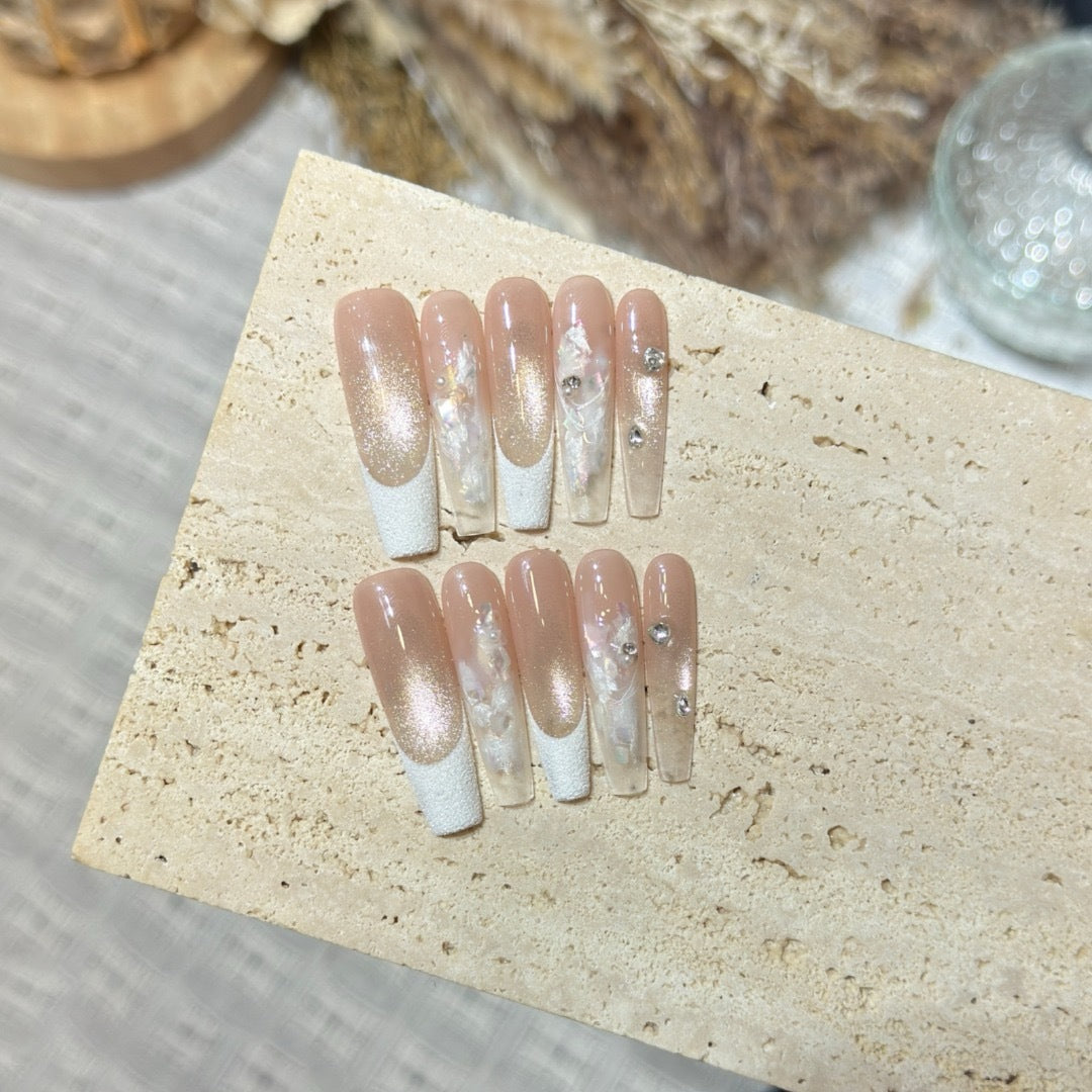 Floral-Inspired Acrylic Press-On Nails — product view 2