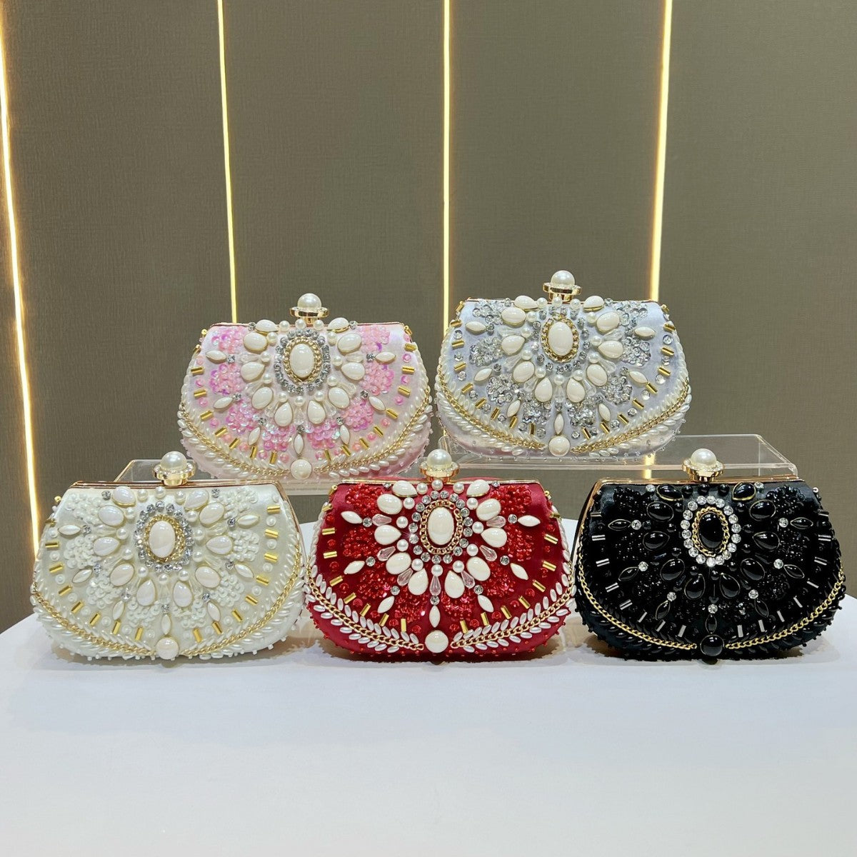 Ornate Decorative Evening Clutch — product view 4