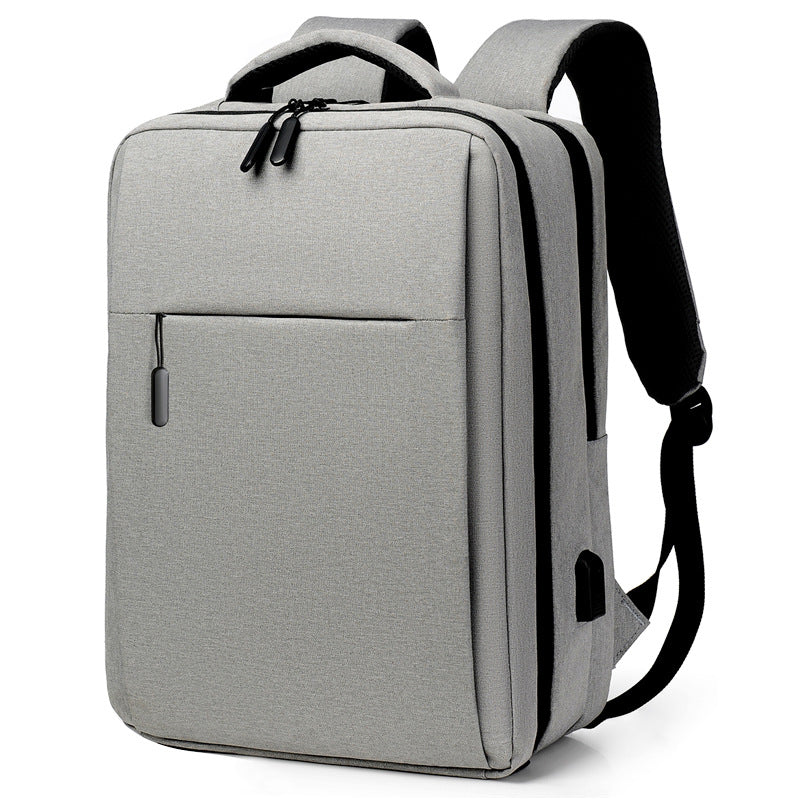 Versatile laptop backpack with additional storage LoungeYard — product view 6