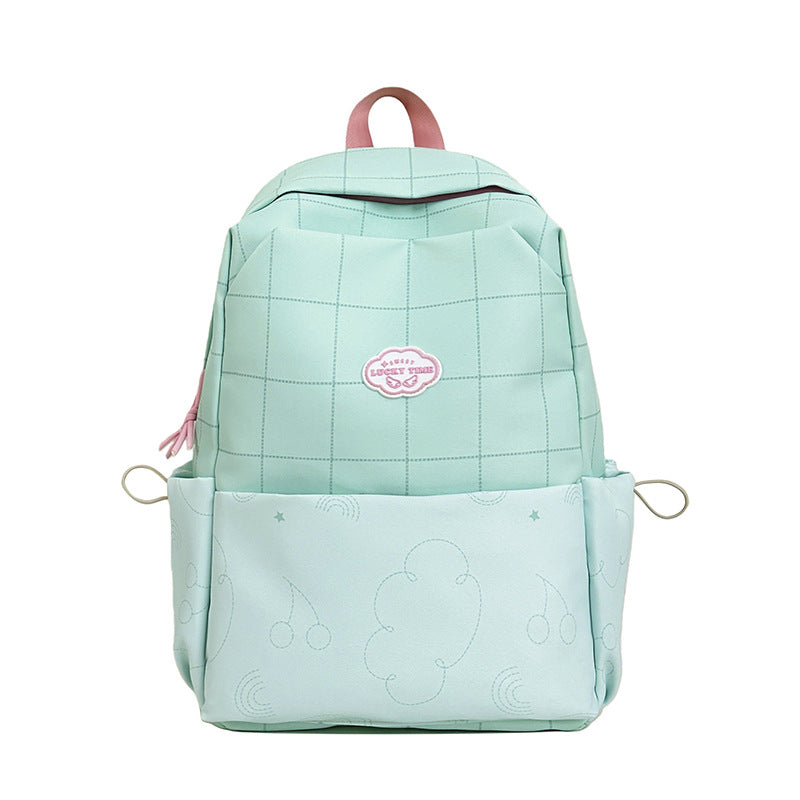Playful Patterned School Backpack LoungeYard — product view 4
