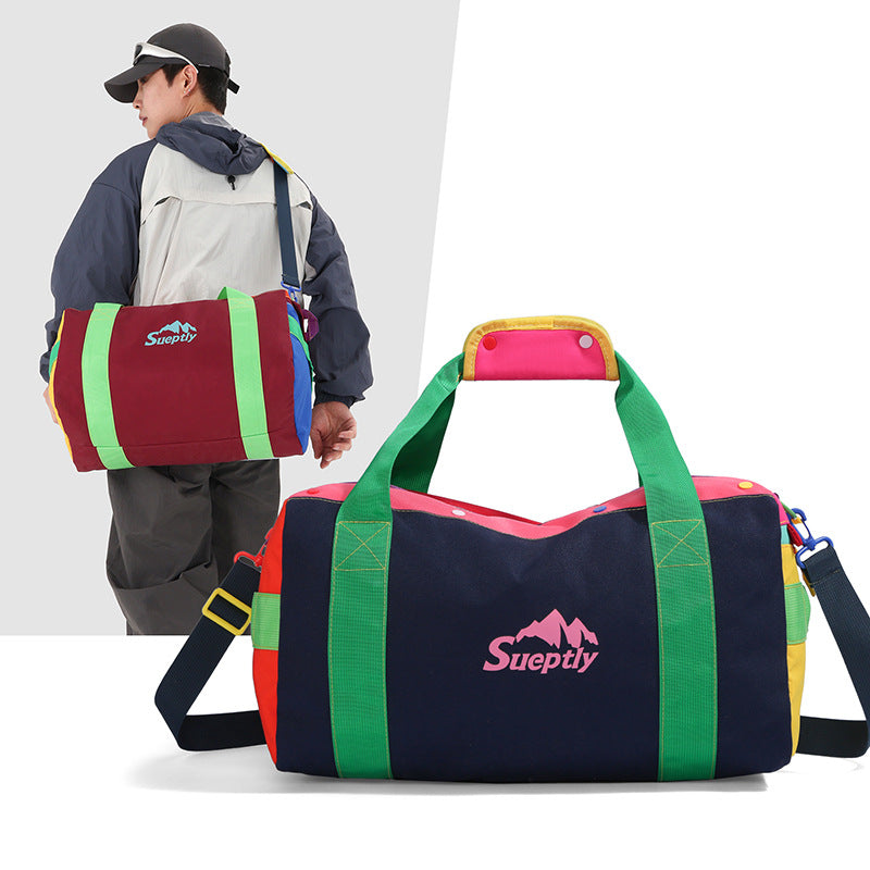 Vibrant Colorful Sports Duffle Bag LoungeYard — product view 1
