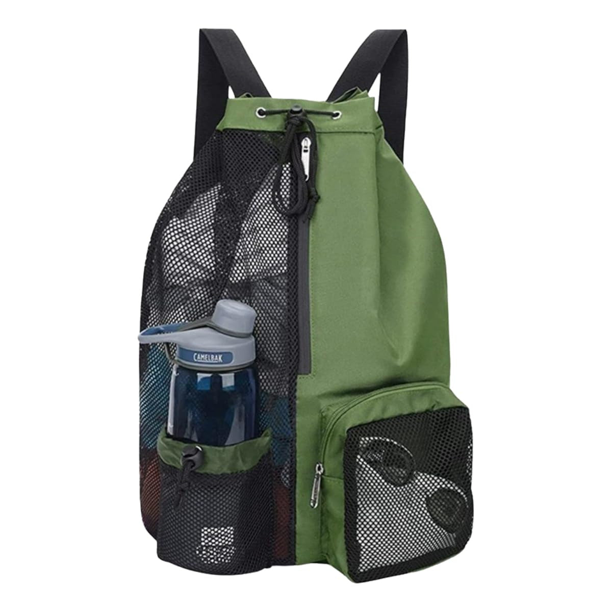 Breathable sports backpack with multiple mesh pockets LoungeYard — product view 6