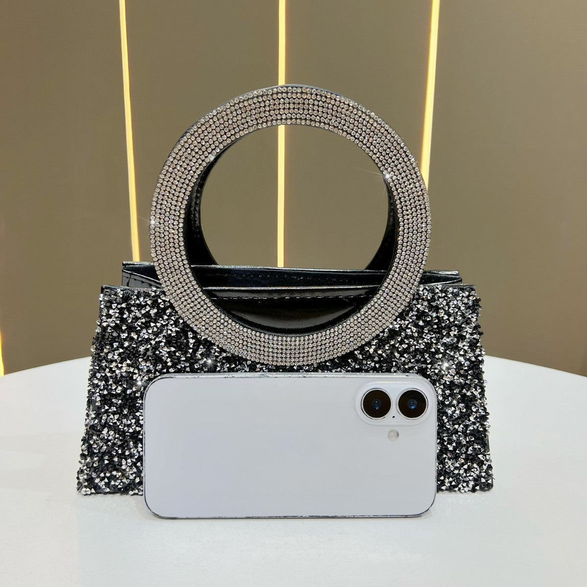 Sparkling Structured Evening Handbag — product view 4