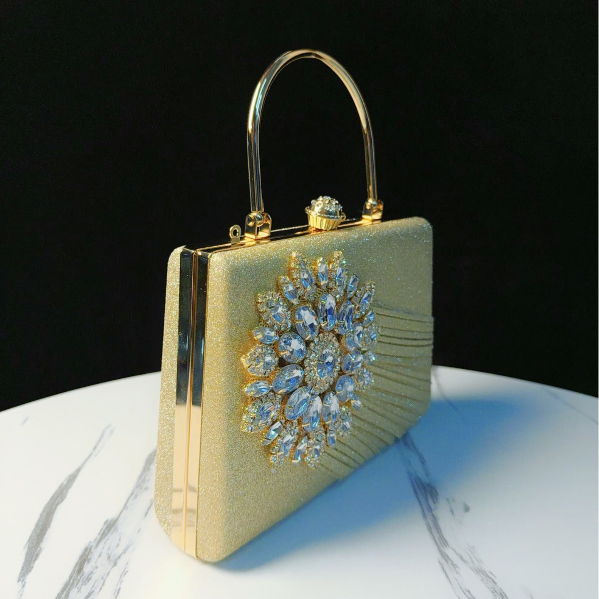 Luxurious Rhinestone-Embellished Evening Handbag — product view 3