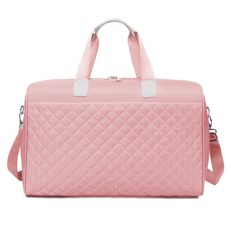 Quilted Travel Weekender Duffel Bag LoungeYard — product view 3
