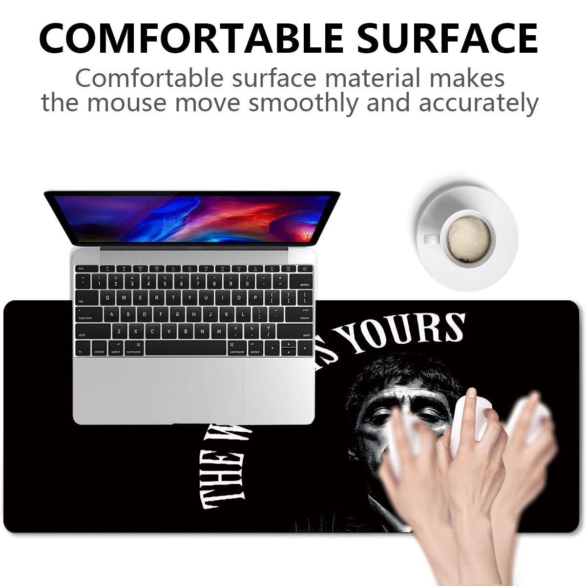 Gaming Desk Mat LoungeYard — product view 4