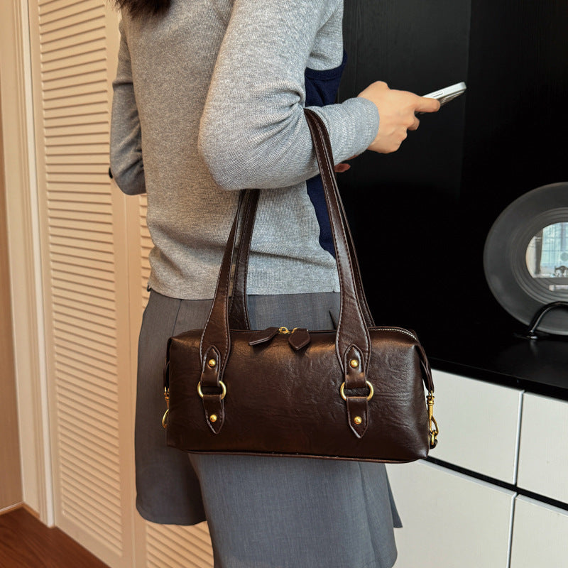 Premium Leather Satchel — product view 6