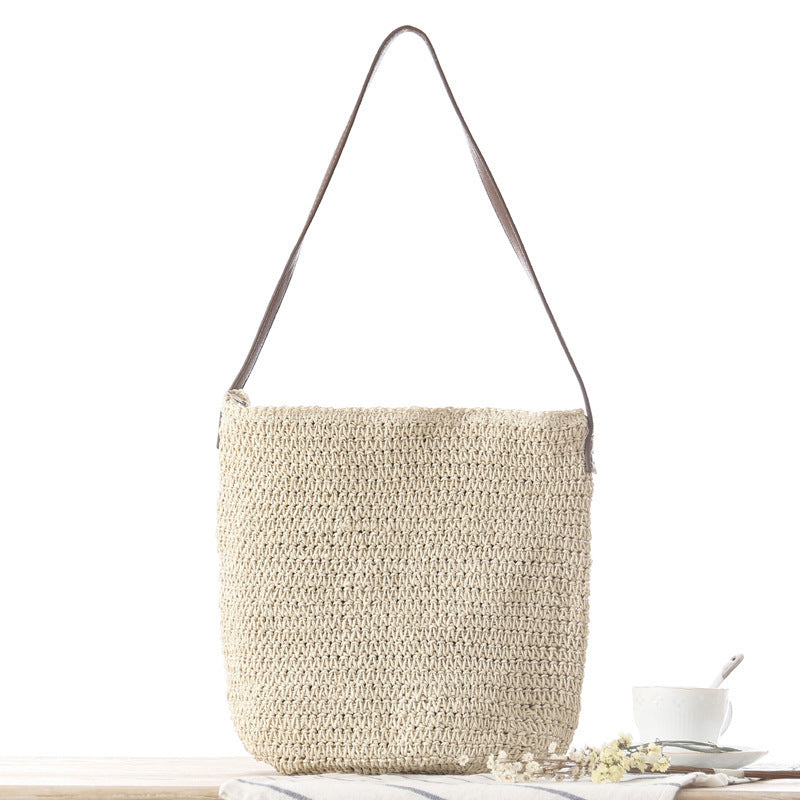 Handmade Macrame Shoulder Bag LoungeYard — product view 2