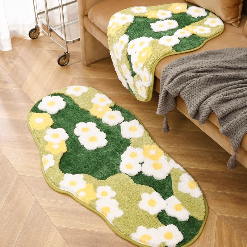 Floral Pattern Bath Mat — product view 7