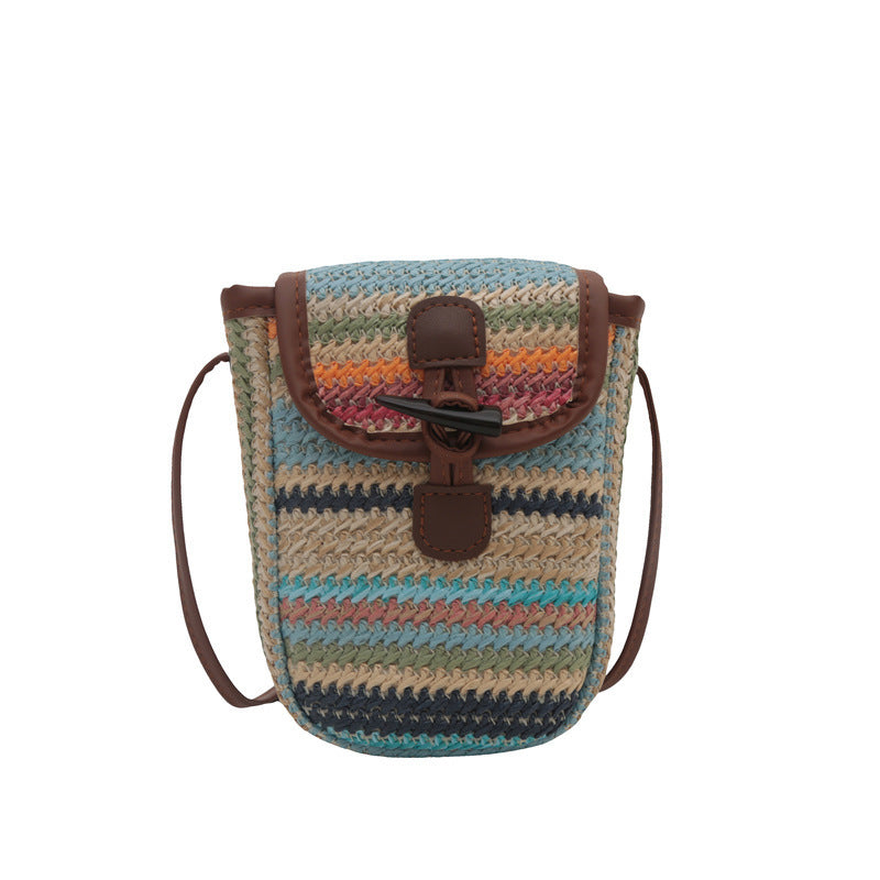 Colorful Woven Crossbody Bag LoungeYard — product view 5