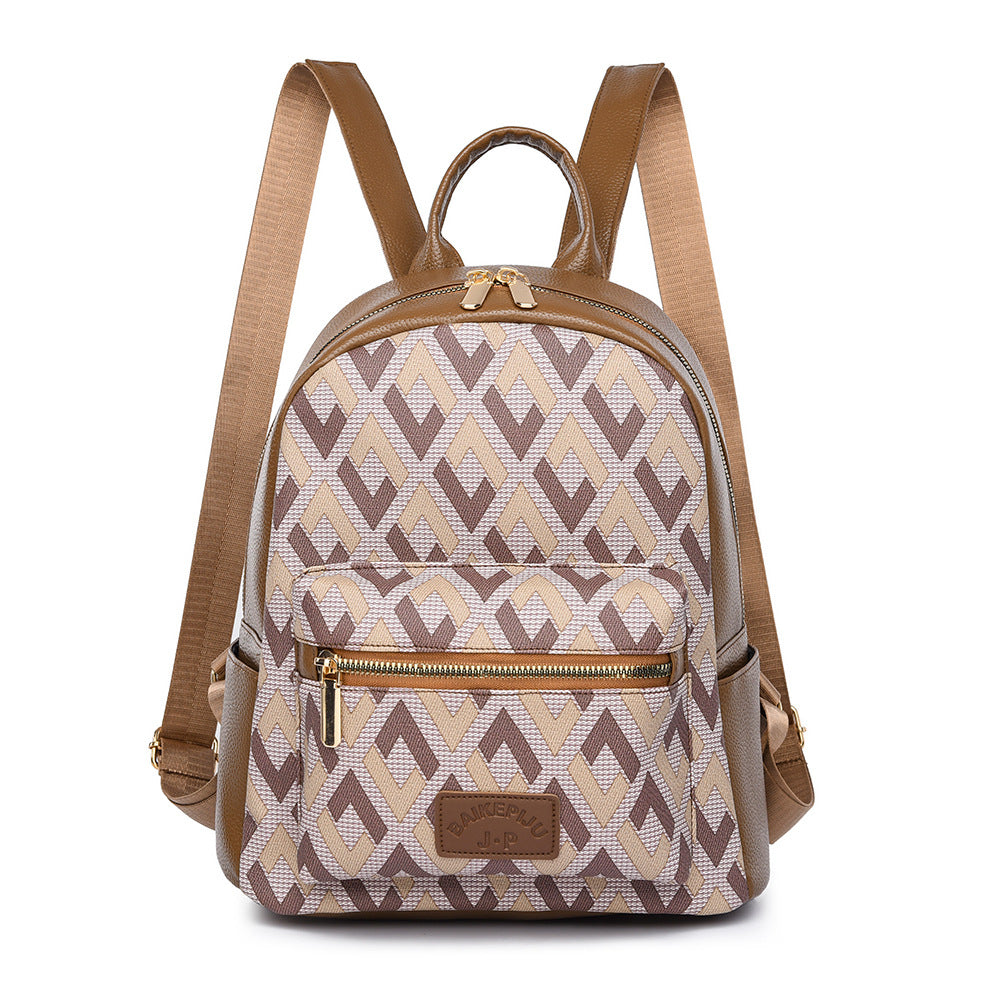 Trendy Patterned Backpack — product view 2