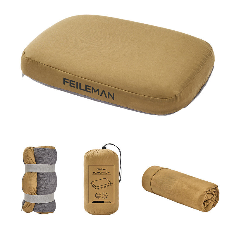 Travel pillow with compression function LoungeYard — product view 2