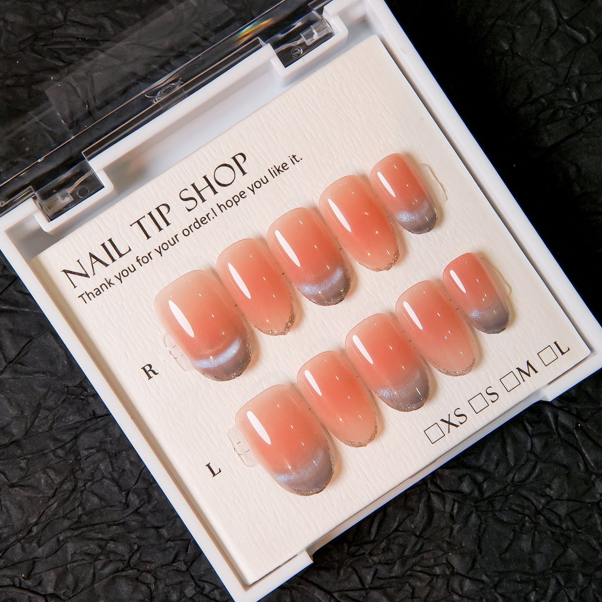 Ombre French Press-On Nail Tips — product view 2