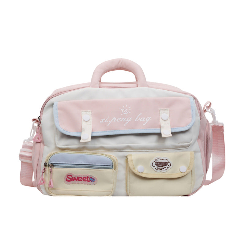 Sporty Shoulder Bag With Multifunctional Compartments LoungeYard — product view 6