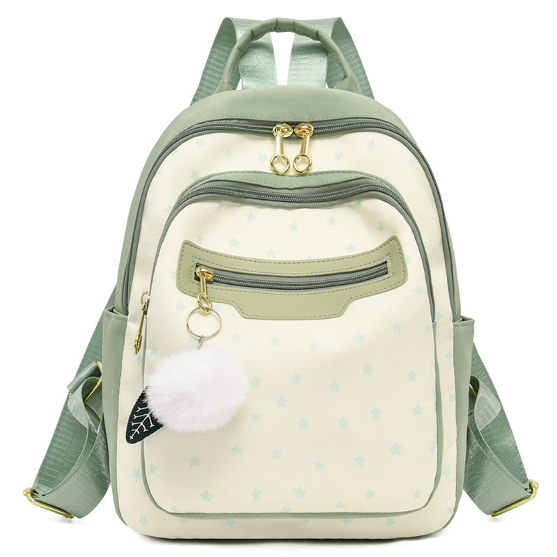 Chic Star Patterned Backpack LoungeYard — product view 3