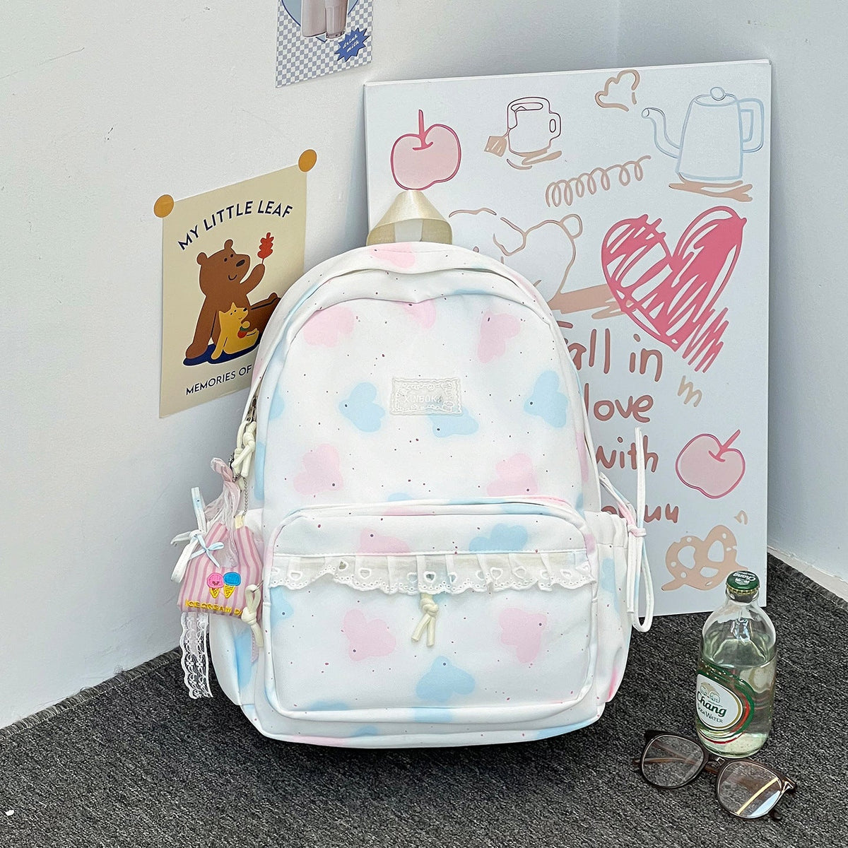 Cute Printed Backpack LoungeYard 1791205293 — product view 6