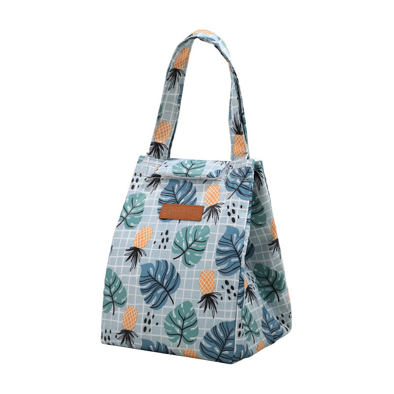 Insulated Floral Print Lunch Bag — product view 4