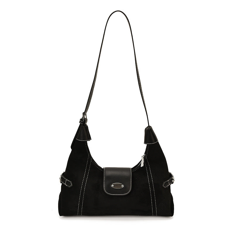 Stylish Suede Shoulder Bag LoungeYard — product view 5