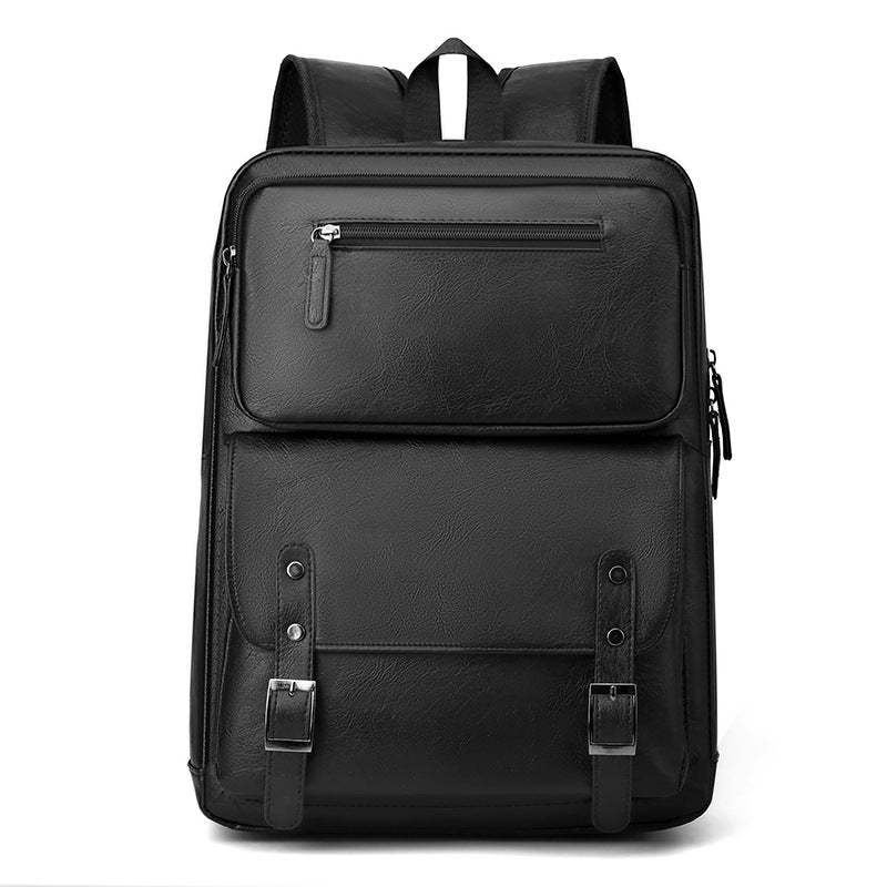 Stylish Leather Backpack LoungeYard — product view 4