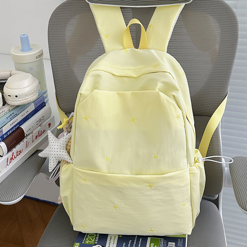 Elegant Embroidered Casual Backpack LoungeYard — product view 6