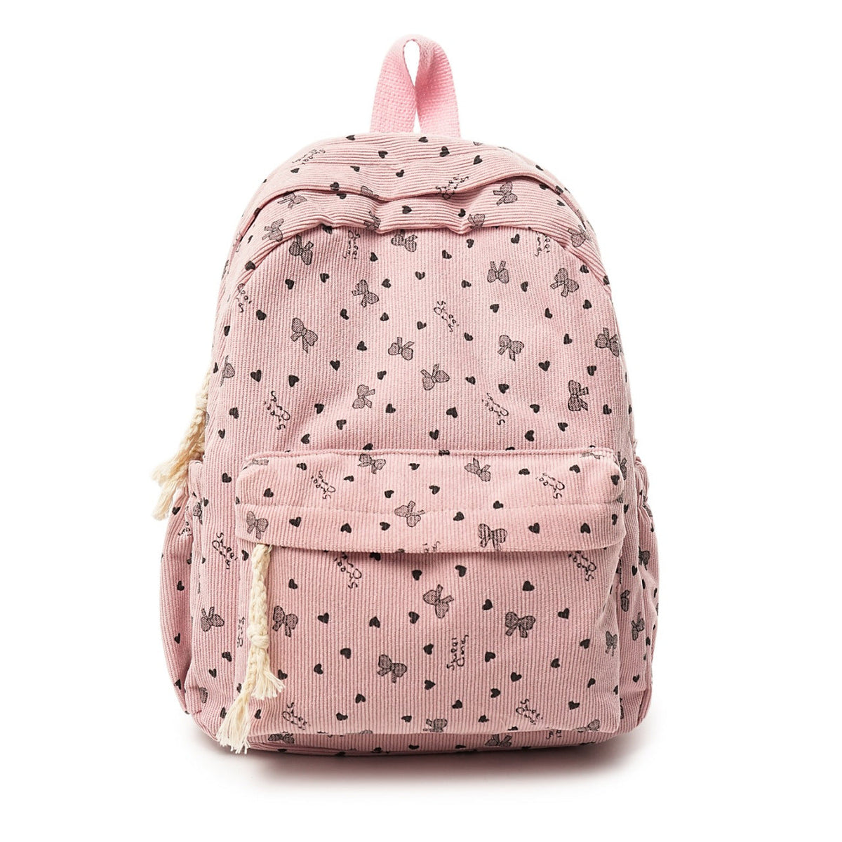 Textured Corduroy Everyday Backpack LoungeYard — product view 5