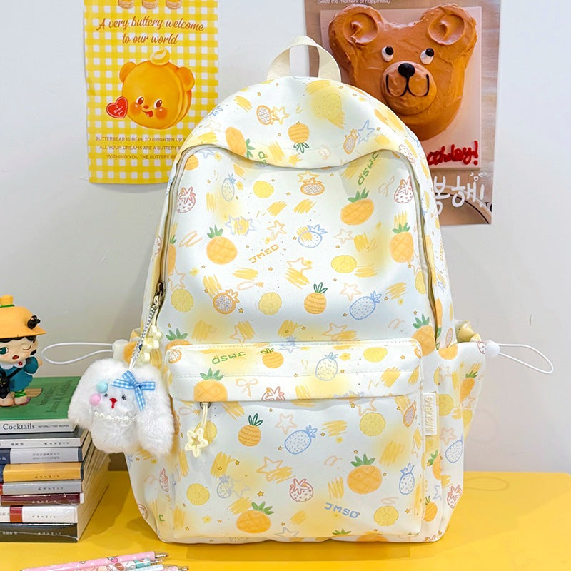 Fun Pineapple-Themed School Backpack LoungeYard — product view 7