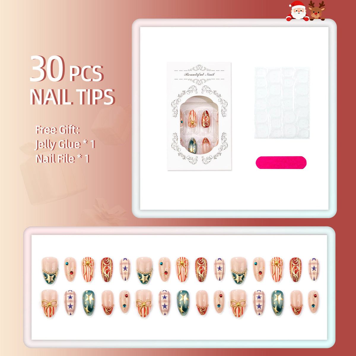 Creative Themed Press-On Nail Set — product view 4