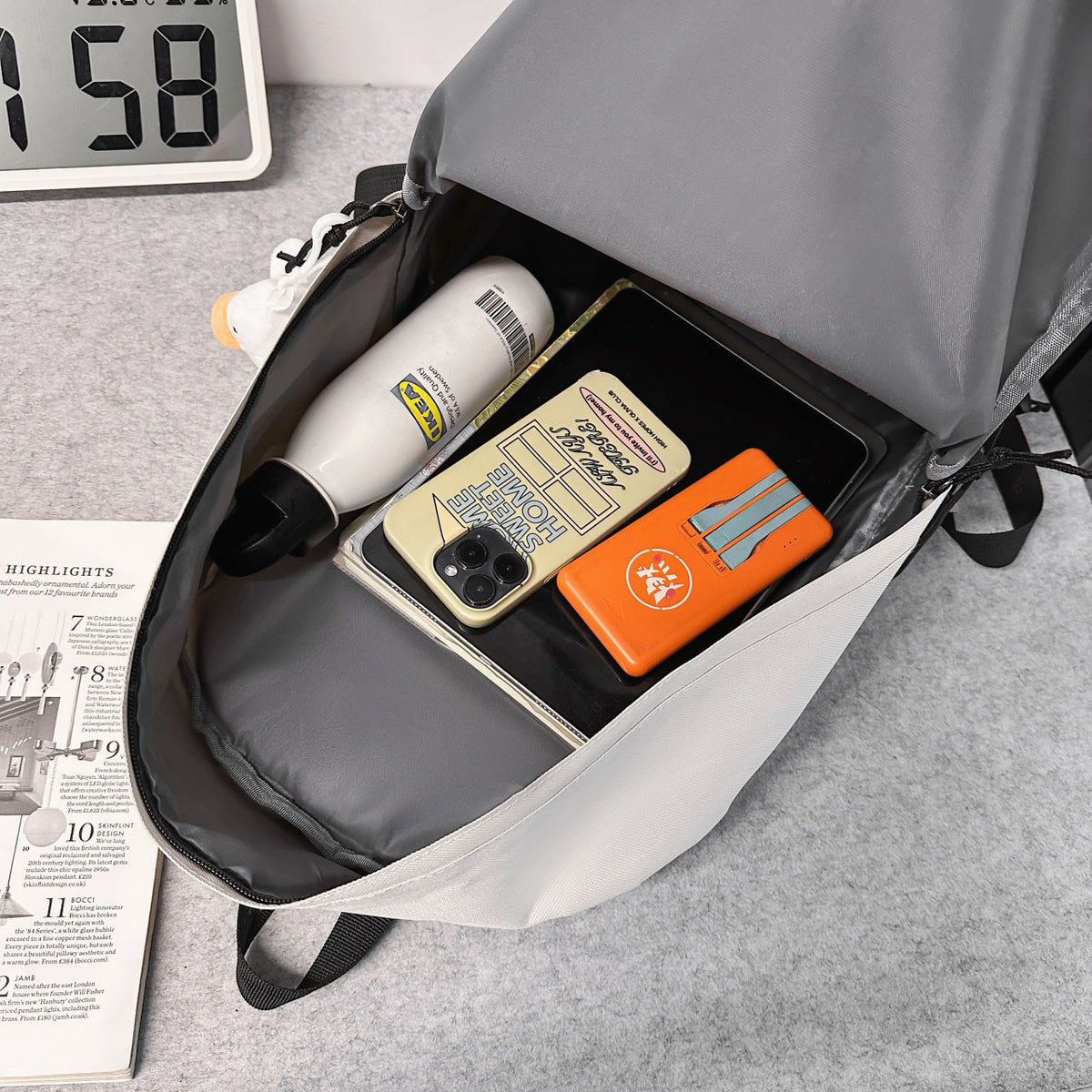 Fashionable Everyday Backpack LoungeYard — product view 3