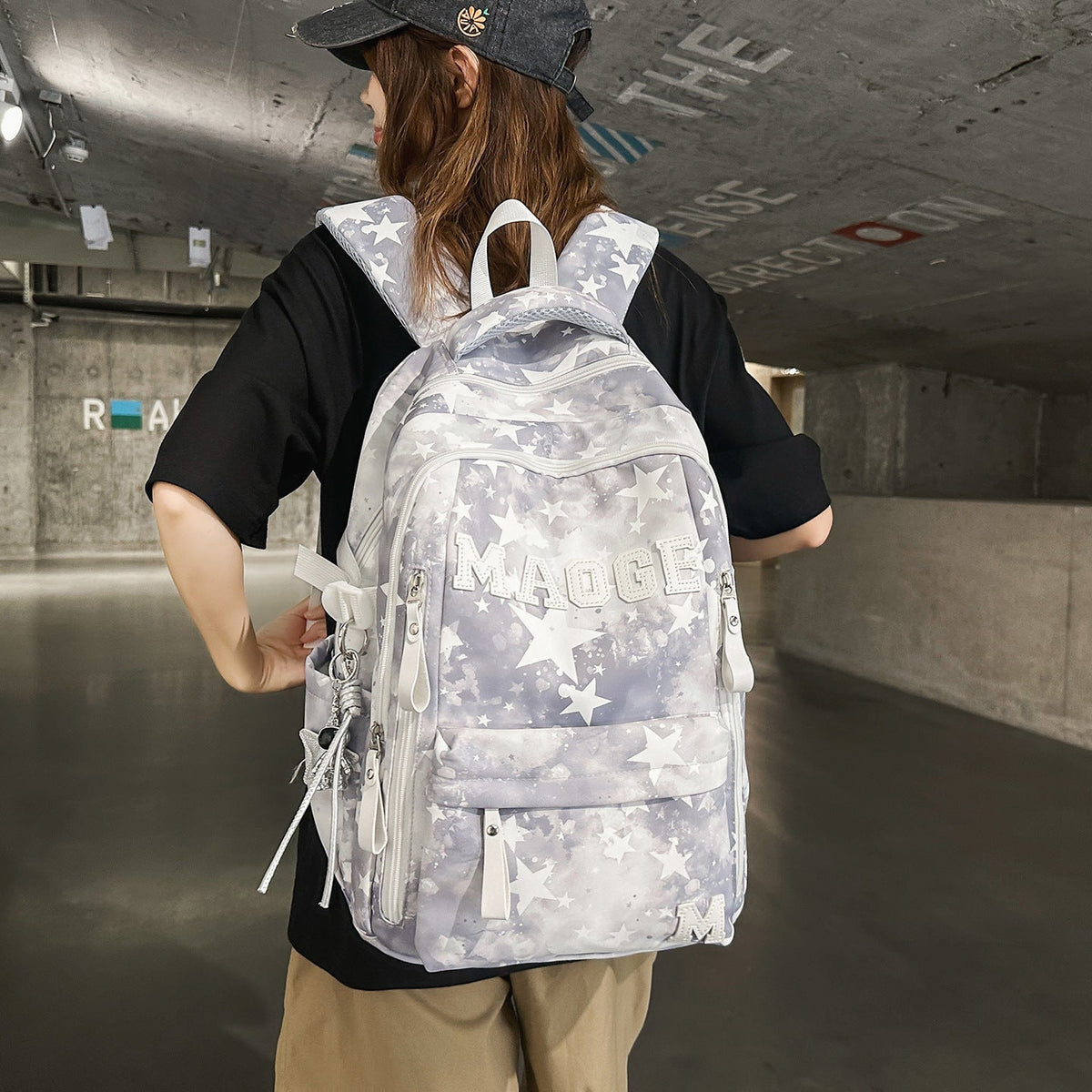 Cosmic Themed Travel Backpack LoungeYard — product view 1