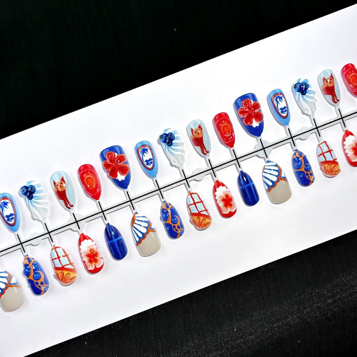 Decorative Artistic Press-On Nail Collection — product view 2