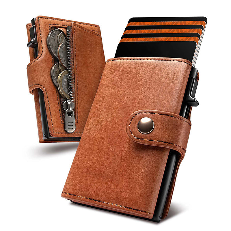 Stylish Multi-Function Leather Wallet LoungeYard — product view 1
