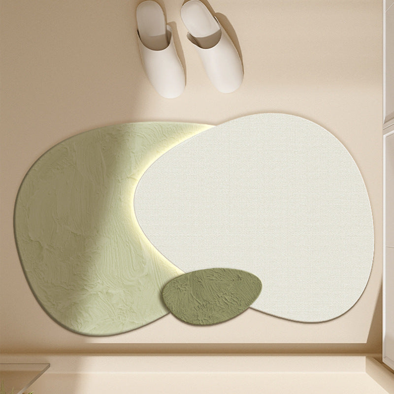 Stylish Geometric Pattern Bath Mat LoungeYard — product view 2