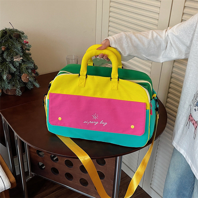 Sporty Multifunctional Duffel Bag with Multiple Compartments LoungeYard — product view 2