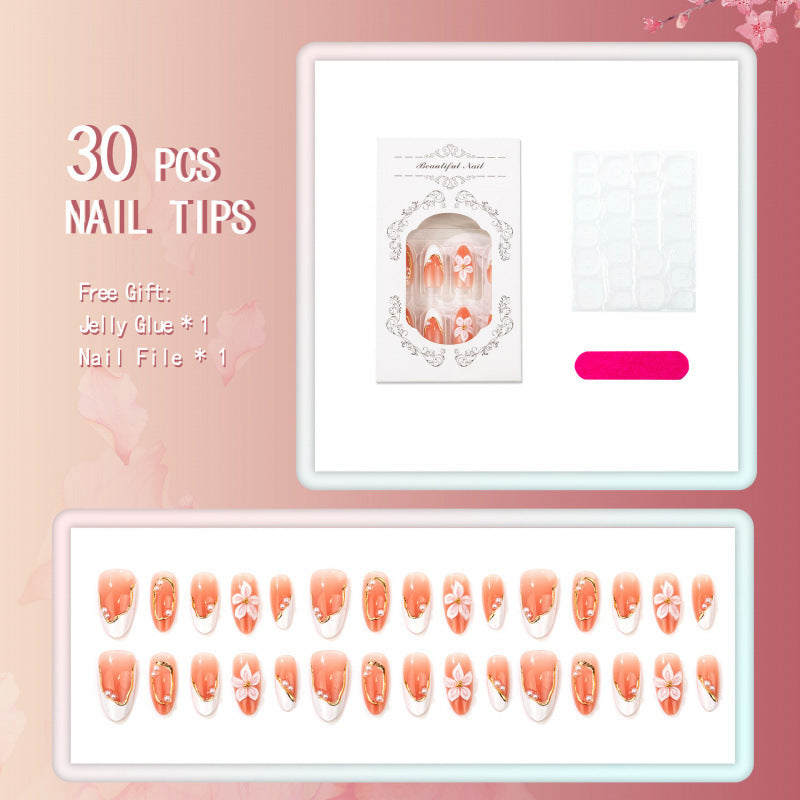 Decorative Floral Nail Extensions — product view 4