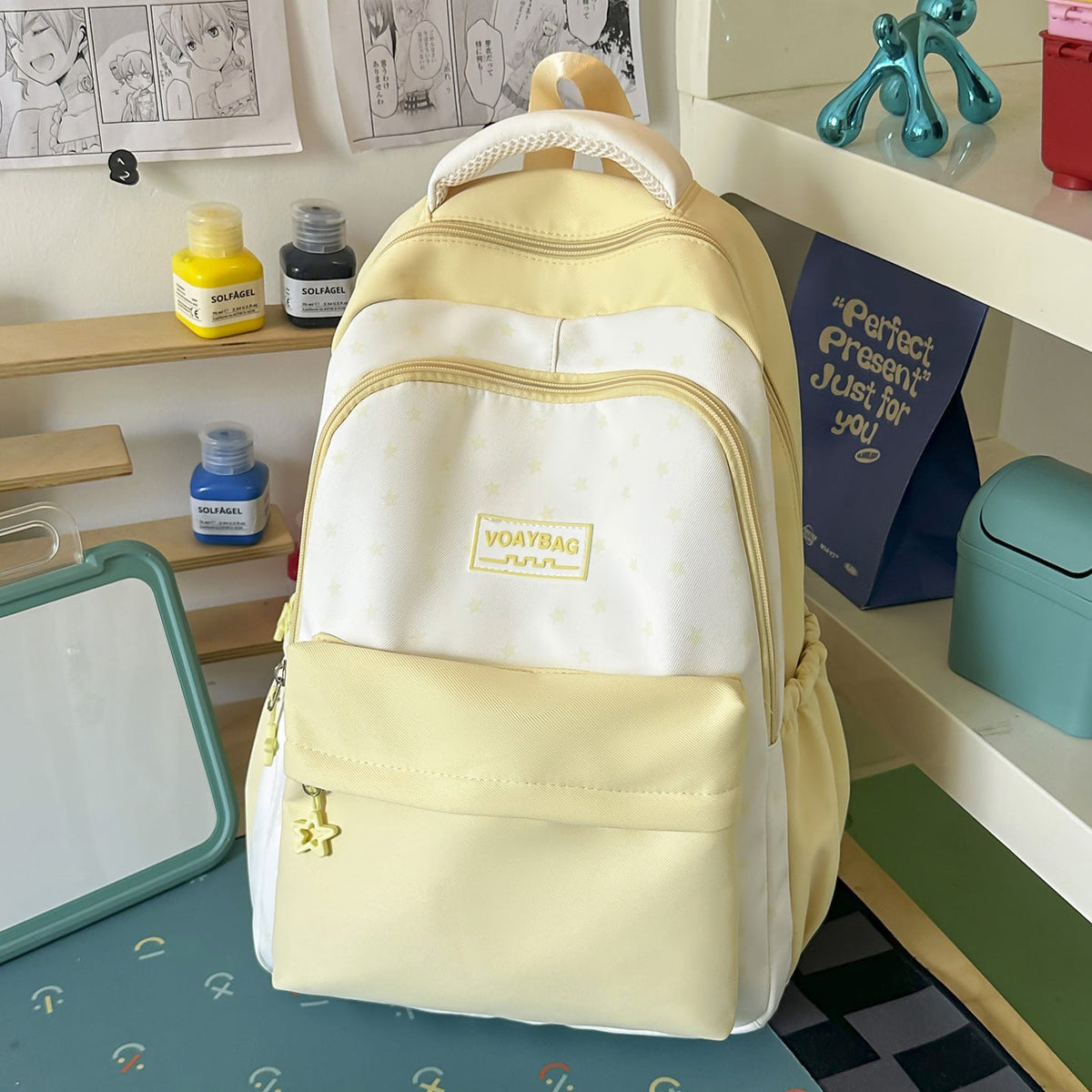 Star-Emblazoned School Backpack LoungeYard — product view 7