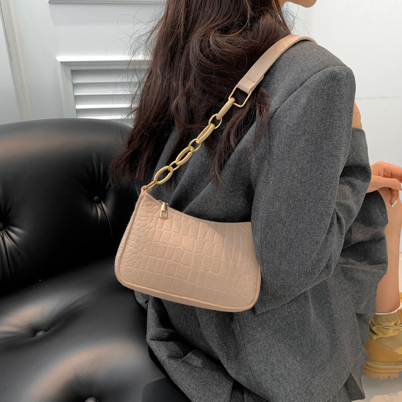 Croc-Textured Mini Crossbody Bag — product view 6