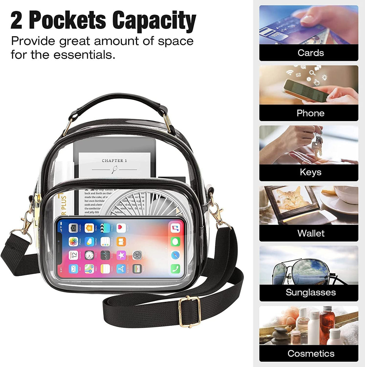 Transparent Shoulder Bag LoungeYard — product view 3