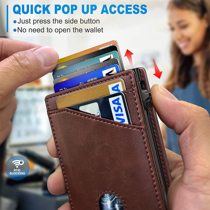 Premium Carbon Fiber Multi-Functional Wallet LoungeYard — product view 2