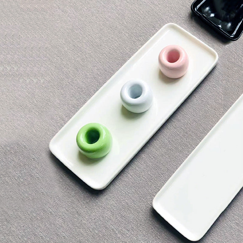 Minimalist Ceramic Toothbrush Holder LoungeYard — product view 5