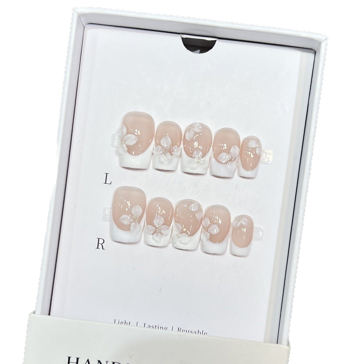 Elegant Floral Design Press-On Nails — product view 5