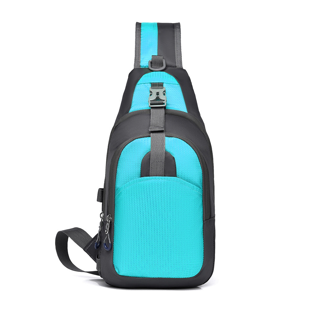 Sling backpack with comfortable back padding and many compartments LoungeYard — product view 5