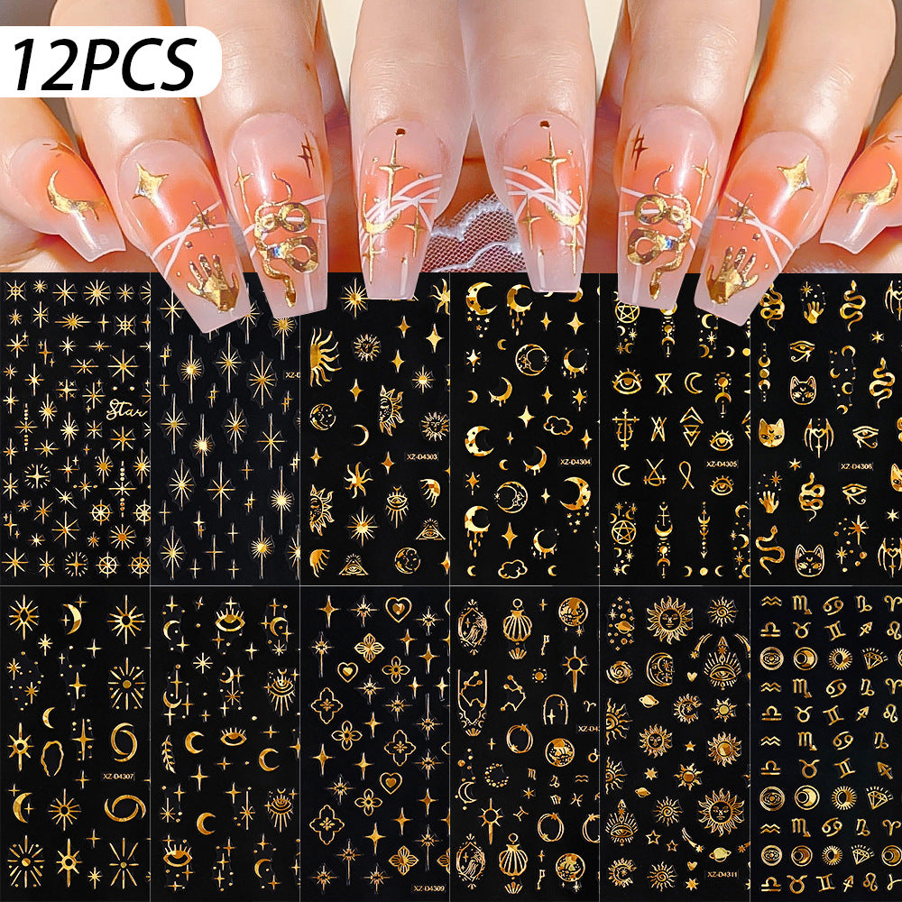 Glittering Nail Art Decal Set — product view 7