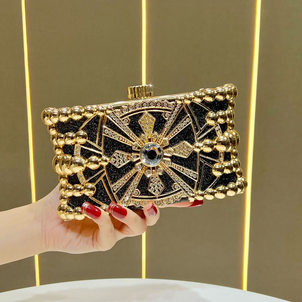 Glitzy Decorative Evening Clutch — product view 7